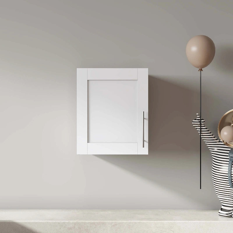 Stackable Wall Mounted Storage Cabinet – White
