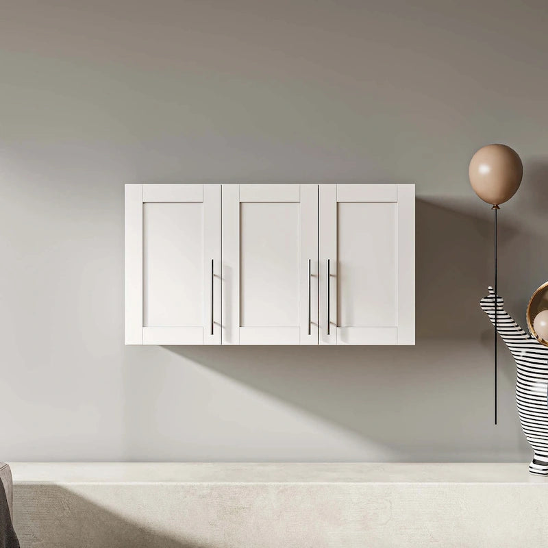Stackable Wall Mounted Storage Cabinet – White