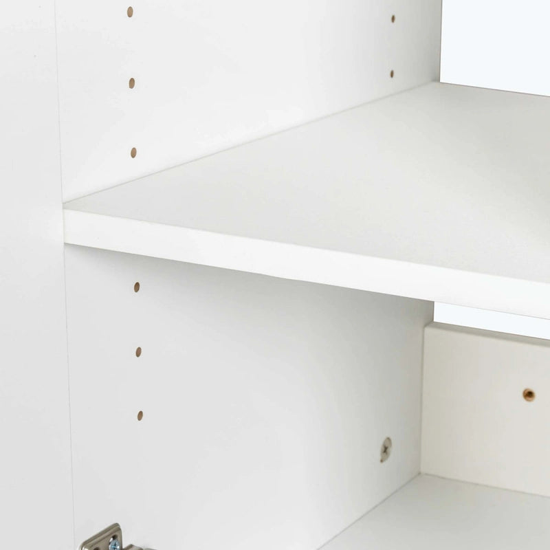 Stackable Wall Mounted Storage Cabinet – White