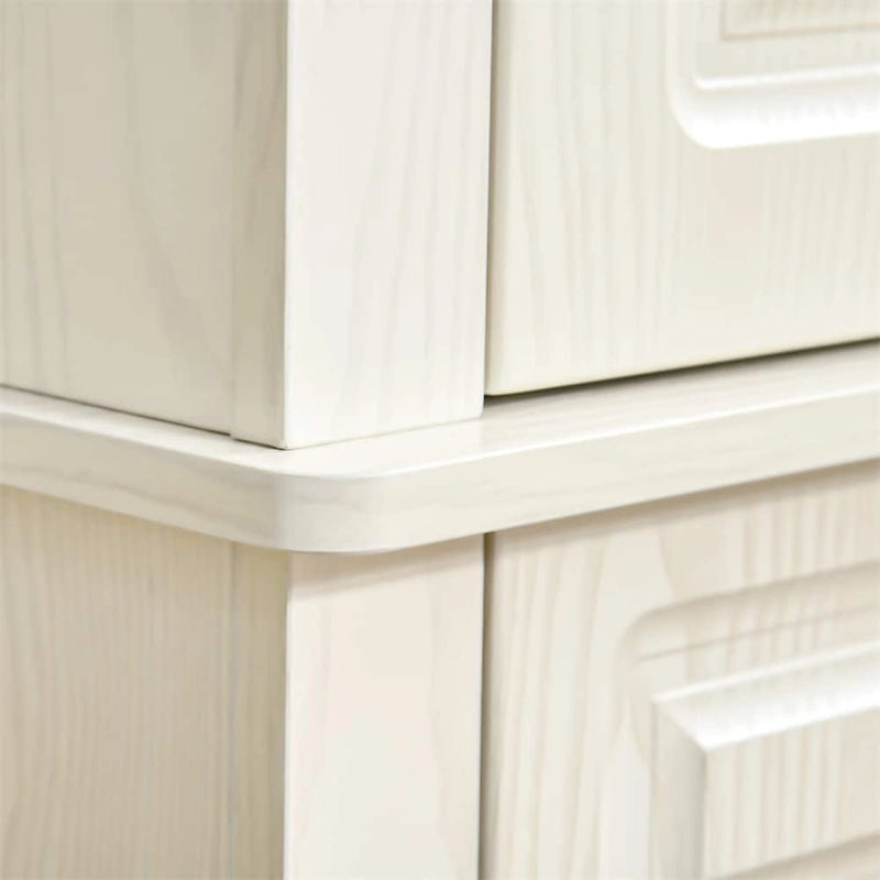 Tall Freestanding Kitchen Pantry Cabinet with 4 Doors & Drawer