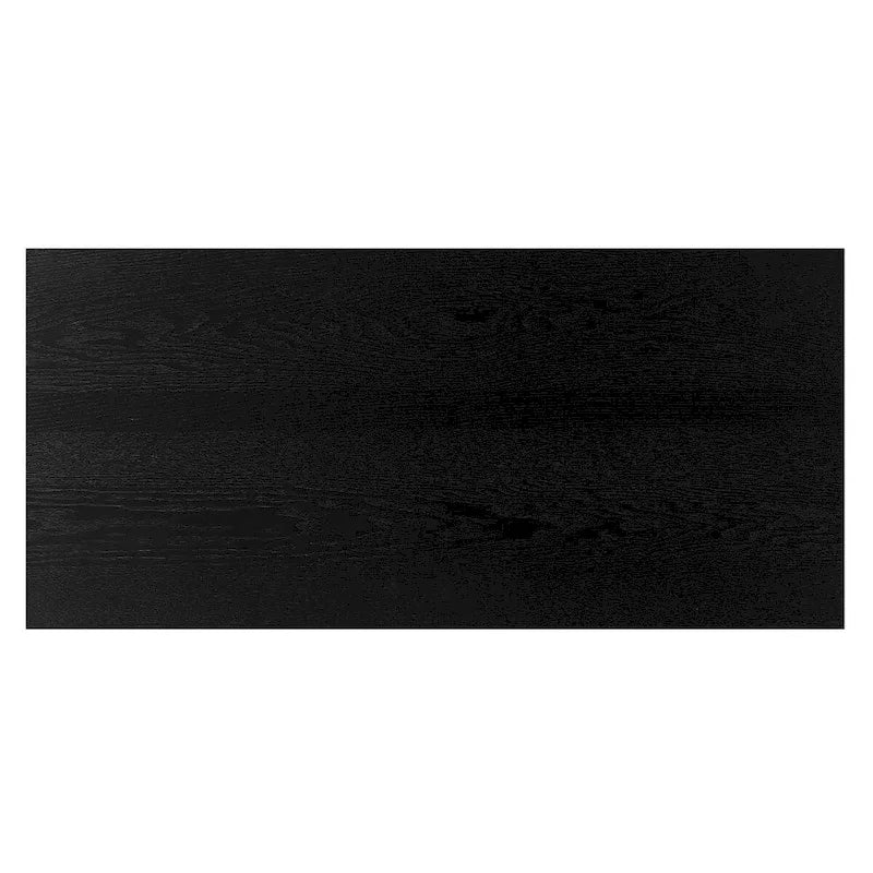 Wood Grain Sideboard Cabinet with Adjustable Shelves & Metal Legs