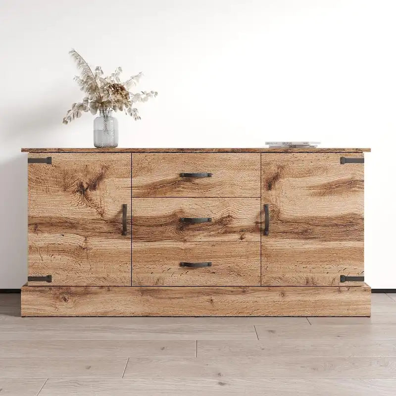 Modern Matte Finish Sideboard Buffet Cabinet – 63 Inch Wide